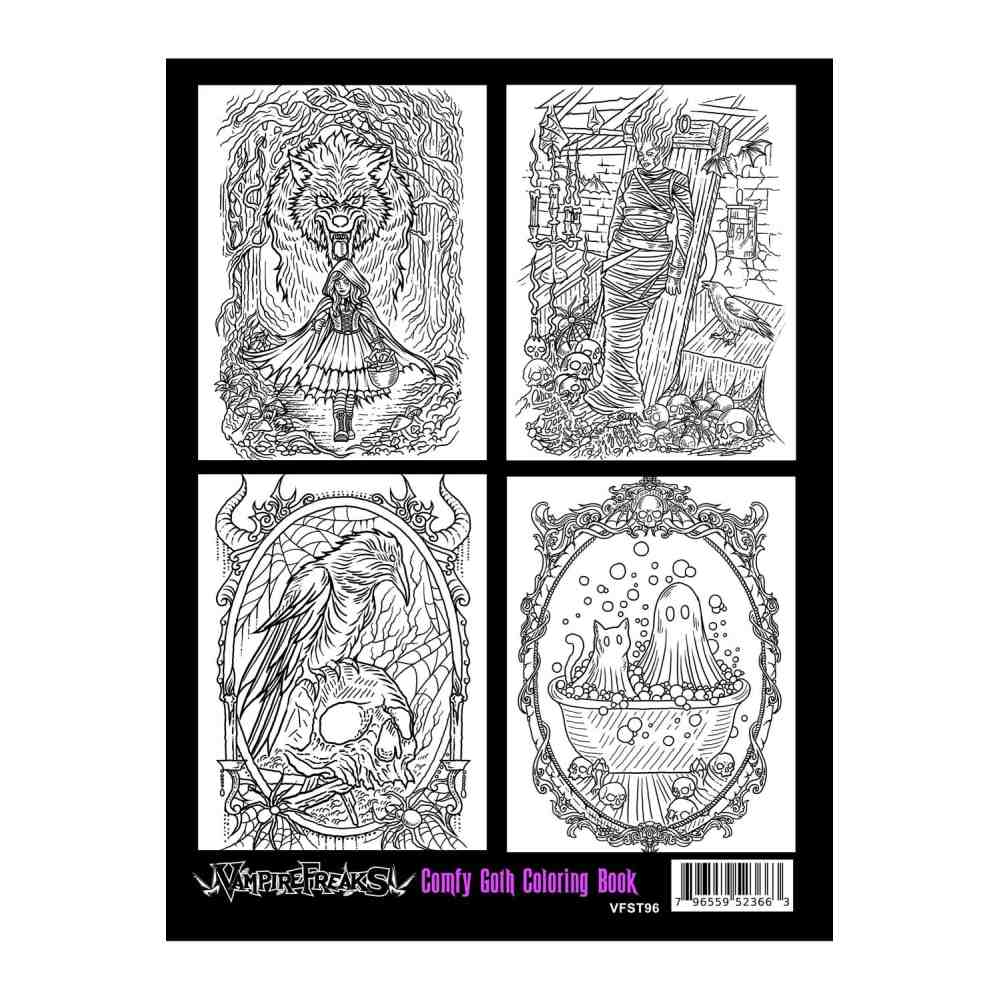 Vampire Freaks - Comfy Goth For Adults Kleurboek - Multicolours/Wit